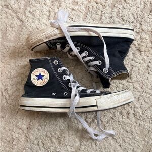 Converse All Star Chuck’s Black and White High-Top Sneakers